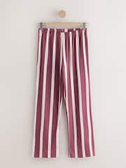 Burgundy/Pink Stripe - Zestaw 2 piżam z krótkim rękawem - Obraz 8 z 11