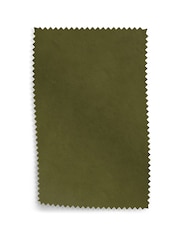 Plush Velvet Easy Clean Mid Olive Green Wilson Highback Armchair - Image 5 of 5