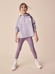 Dusky Purple Slogan Hoodie And Leggings Set (3-16yrs) - Image 1 of 9