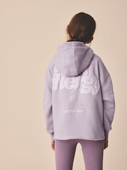 Dusky Purple Slogan Hoodie And Leggings Set (3-16yrs) - Image 3 of 9