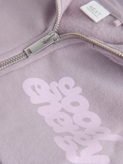 Dusky Purple Slogan Hoodie And Leggings Set (3-16yrs) - Image 8 of 9