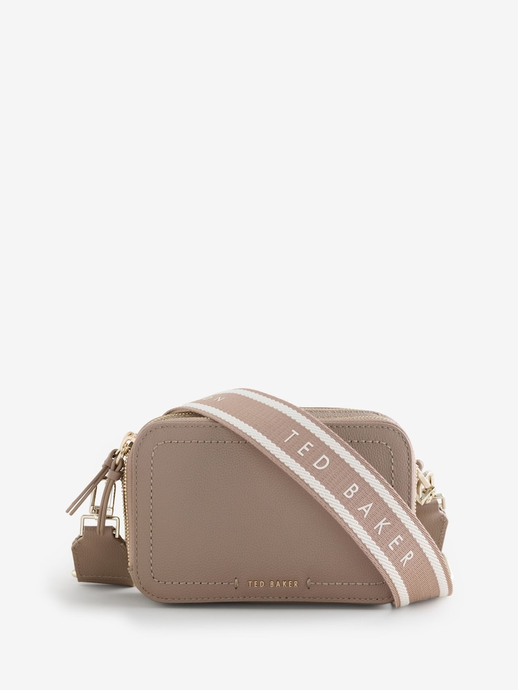 Ted Baker Cream Linzie Webbing Leather Small Cross-Body Camera Bag - Image 2 of 6 Ted Baker Cream Linzie Webbing Leather Small Cross-Body Camera Bag - Image 2 of 6
