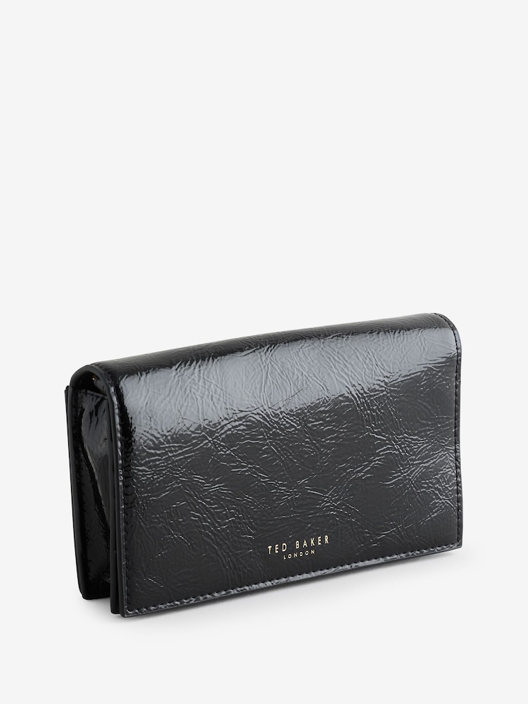 Ted Baker Black Mahiraa Cross-Body Flapover Bag - Image 1 of 1 Ted Baker Black Mahiraa Cross-Body Flapover Bag - Image 1 of 1