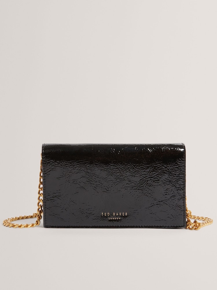 Ted Baker Black Mahiraa Cross-Body Flapover Bag - Image 2 of 5