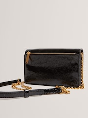 Ted Baker Black Mahiraa Cross-Body Flapover Bag - Image 4 of 5