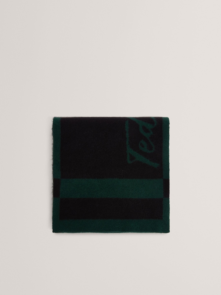 Ted Baker Green Sammmis Knitted Scarf - Image 1 of 4