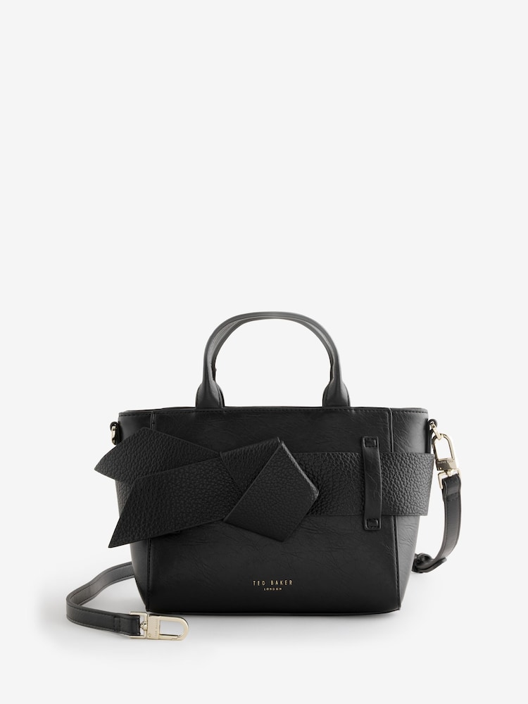 Ted Baker Black Jimisie Mini Knot Bow Bag - Image 1 of 1