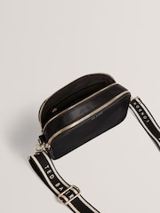 Ted Baker Black Luceele Webbing Leather Cross-Body Bag - Image 5 of 5