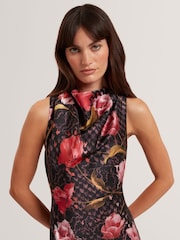 Ted Baker Twilli - Vestido Midi Halterneck estampado - Imagen 2 de 5