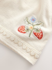 Ecru Embroidered Floral Shirt and Shorts Set (3-16yrs) - Image 9 of 9