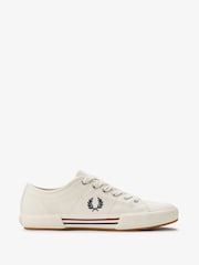 Fred Perry White B708 Vintage Tennis Canvas Shoes - Image 1 of 6
