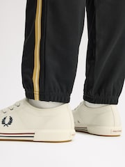 Fred Perry White B708 Vintage Tennis Canvas Shoes - Image 4 of 6