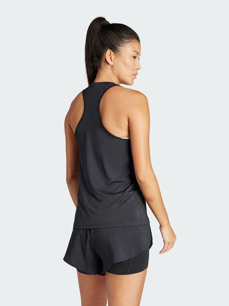 adidas Black Designed For Training Tank Top - Image 2 of 4 adidas Black Designed For Training Tank Top - Image 2 of 4