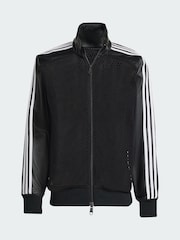 adidas Originals Black x Jeremy Scott Faux Leather Mesh Track Top - Image 5 of 5