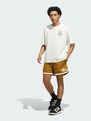 adidas Originals White Sports Design GFX T-Shirt - Image 1 of 4