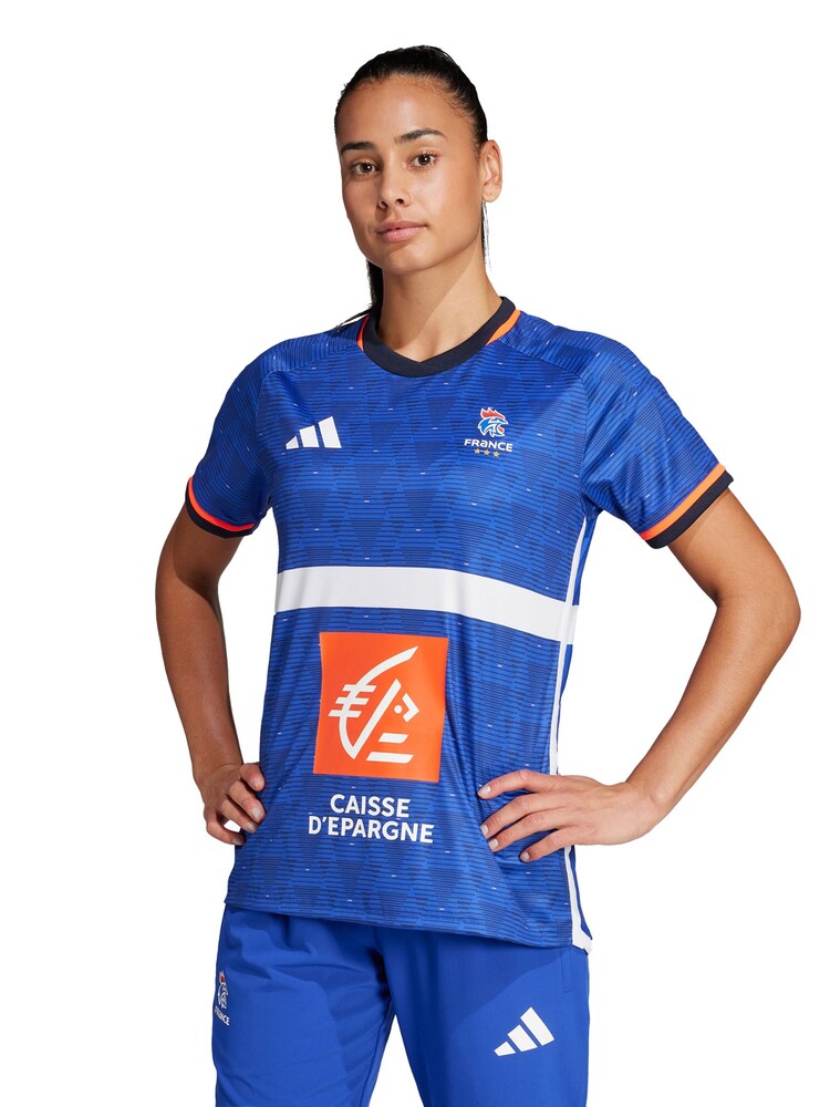adidas Blue France Handball Replica Jersey - Image 1 of 5 adidas Blue France Handball Replica Jersey - Image 1 of 5