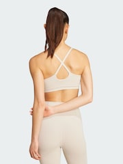adidas Cream All Me Light Support Bra - Image 2 of 5