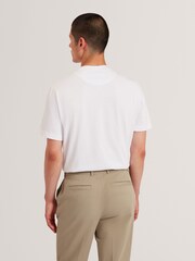 Ted Baker White Lucka Branded Heavy Weight T-Shirt - Image 3 of 5