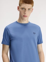 Fred Perry Blue Ringer T-Shirt - Image 3 of 5
