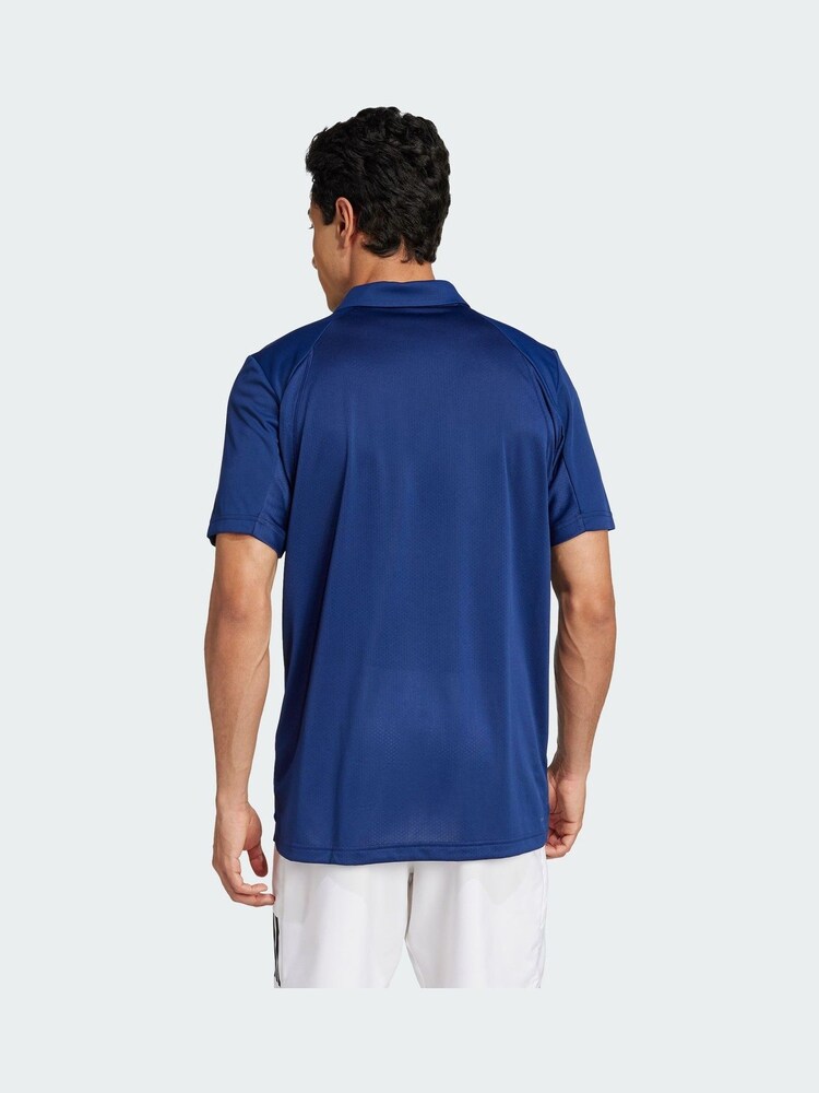 adidas Blue Club Tennis Polo Shirt - Image 2 of 5