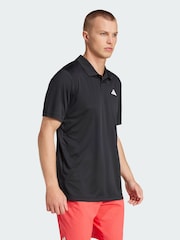 adidas Black Club Tennis Polo Shirt - Image 1 of 4
