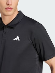 adidas Black Club Tennis Polo Shirt - Image 3 of 4