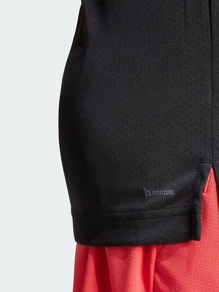 adidas Black Club Tennis Polo Shirt - Image 4 of 4 adidas Black Club Tennis Polo Shirt - Image 4 of 4