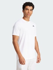 adidas White Club Tennis Climacool T-Shirt - Image 1 of 5
