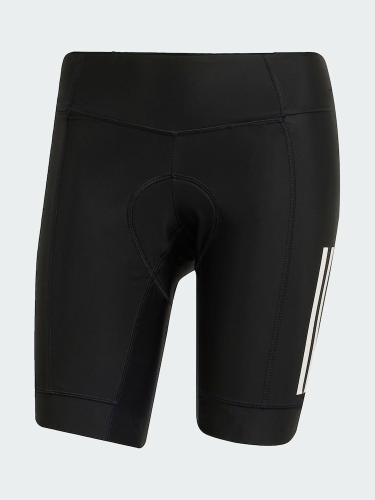 adidas Black Essentials 3-Stripes Padded Cycling Shorts - Image 6 of 6 adidas Black Essentials 3-Stripes Padded Cycling Shorts - Image 6 of 6
