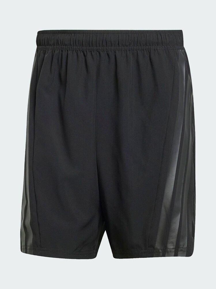 adidas Black Designed-for-Training 3-Stripes Shorts - Image 5 of 5