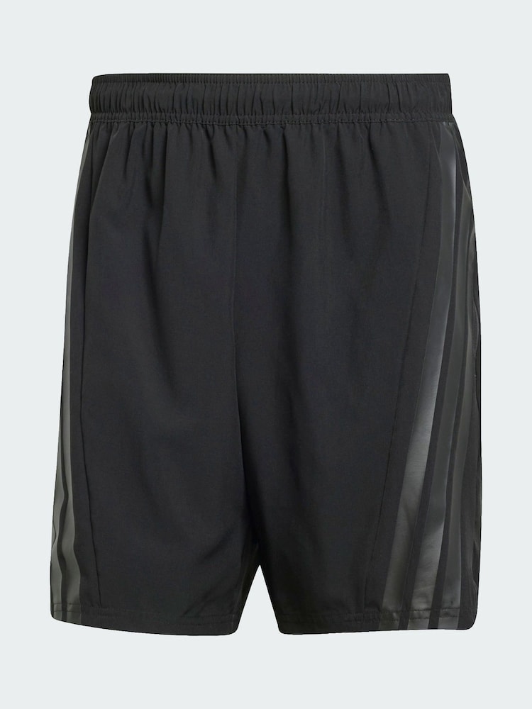 adidas Black Designed-for-Training 3-Stripes Shorts - Image 5 of 5 adidas Black Designed-for-Training 3-Stripes Shorts - Image 5 of 5