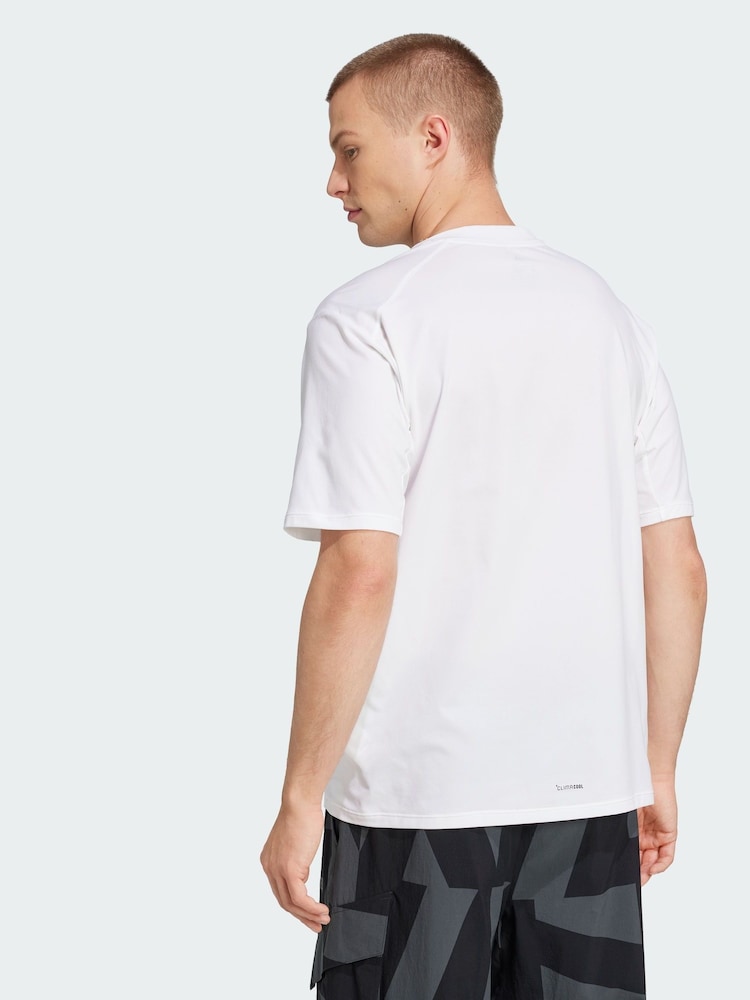 adidas Terrex White Multi Climacool T-Shirt - Image 2 of 5 adidas Terrex White Multi Climacool T-Shirt - Image 2 of 5