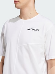 adidas Terrex White Multi Climacool T-Shirt - Image 3 of 5