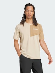 adidas Terrex Cream Multi Climacool T-Shirt - Image 1 of 5