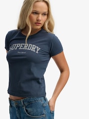 Superdry Navy T-Shirt - Image 5 of 7