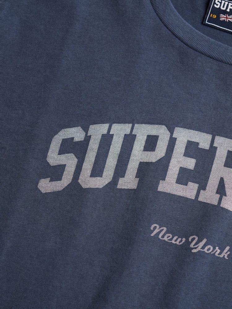 Superdry Navy T-Shirt - Image 7 of 7