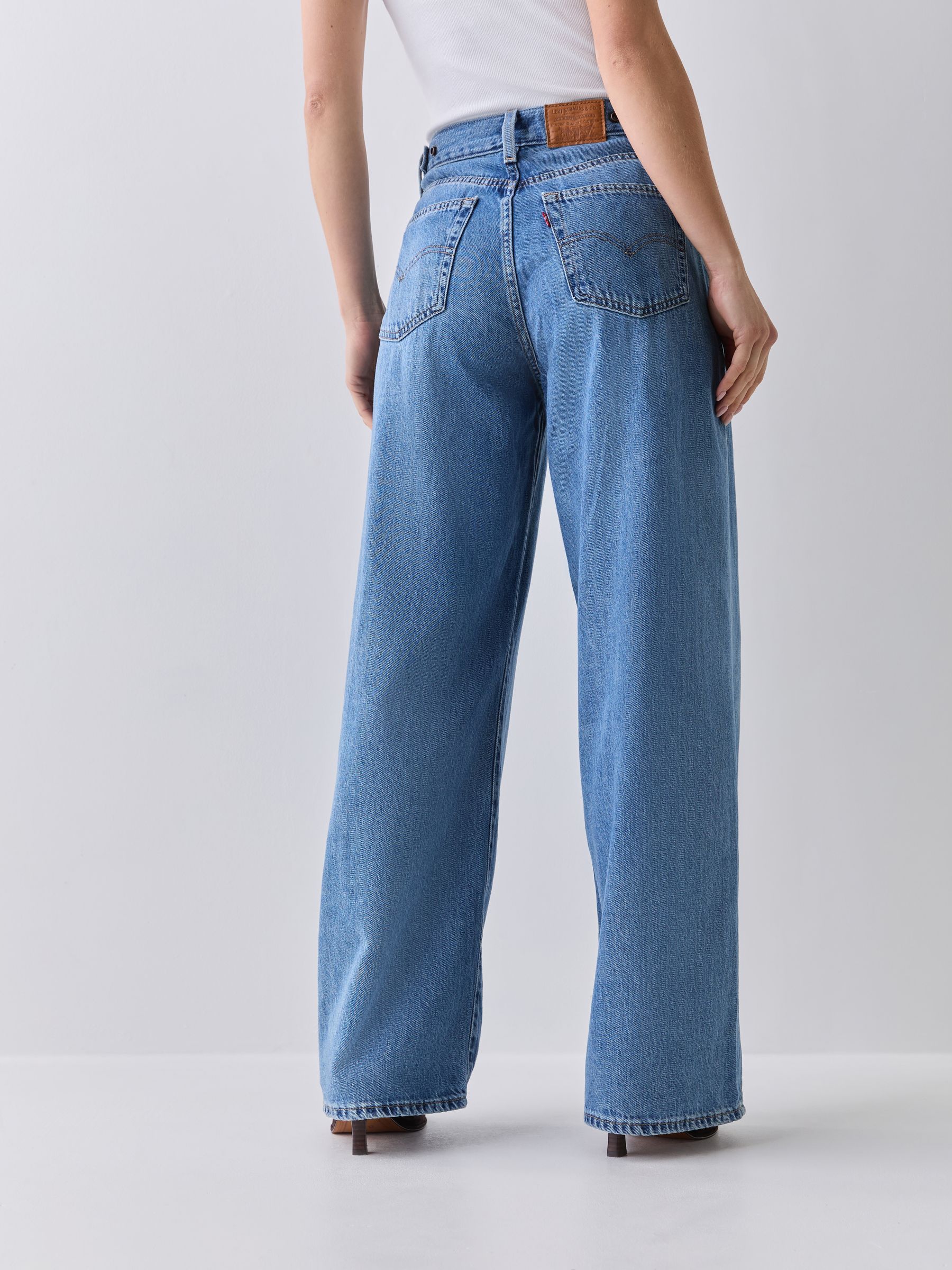 Buy Levi's® Losing My Mind Blue Cinch Wide Leg Jeans from Next Romania