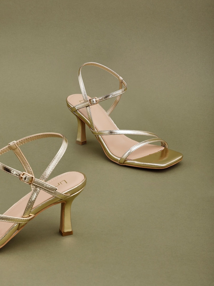 ゴールド - Linzi Nicole Strappy ヒール サンダル - 画像 2 / 6