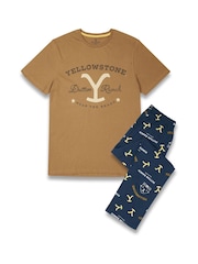 Vanilla Underground Black Short Sleeve Long Leg Pyjamas Set - Image 1 of 5