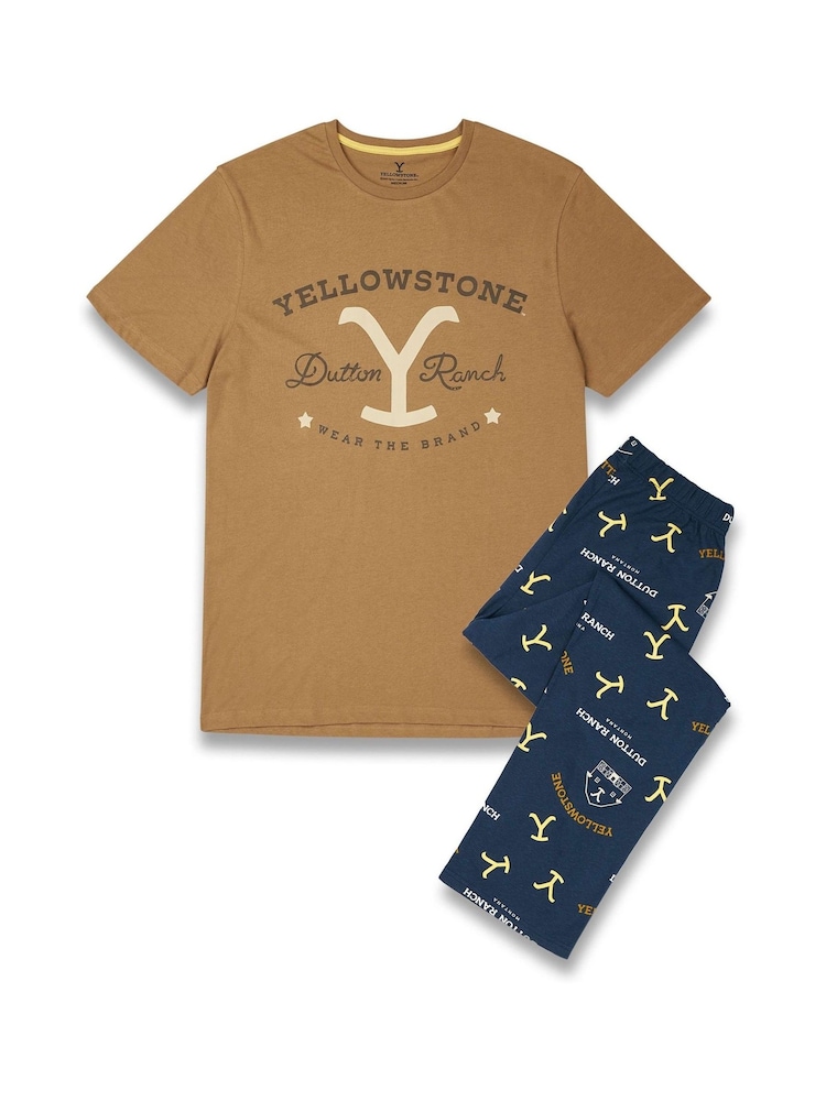 Vanilla Underground Black Short Sleeve Long Leg Pyjamas Set - Image 1 of 5