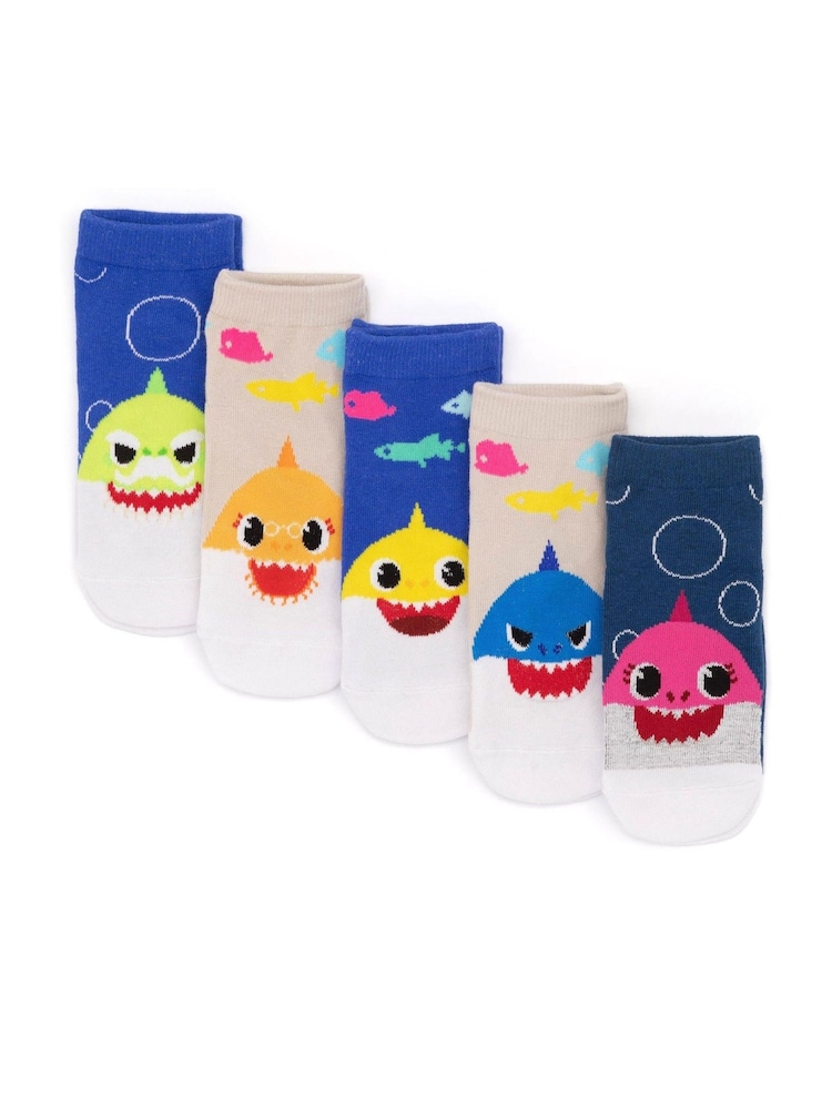 Vanilla Underground White Calf Socks Set of 5 - Image 2 of 6