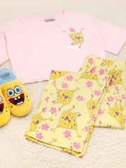 Vanilla Underground Pink Short Sleeve Long Leg Pyjamas Set - Image 6 of 6