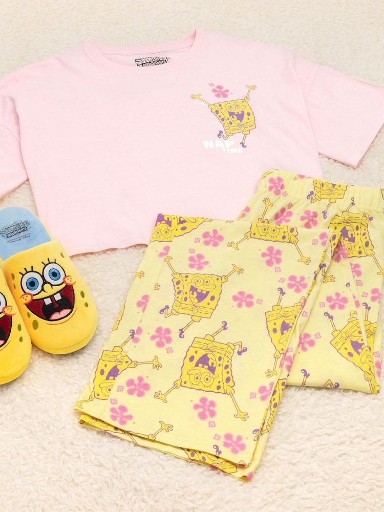 Vanilla Underground Pink Short Sleeve Long Leg Pyjamas Set - Image 6 of 6