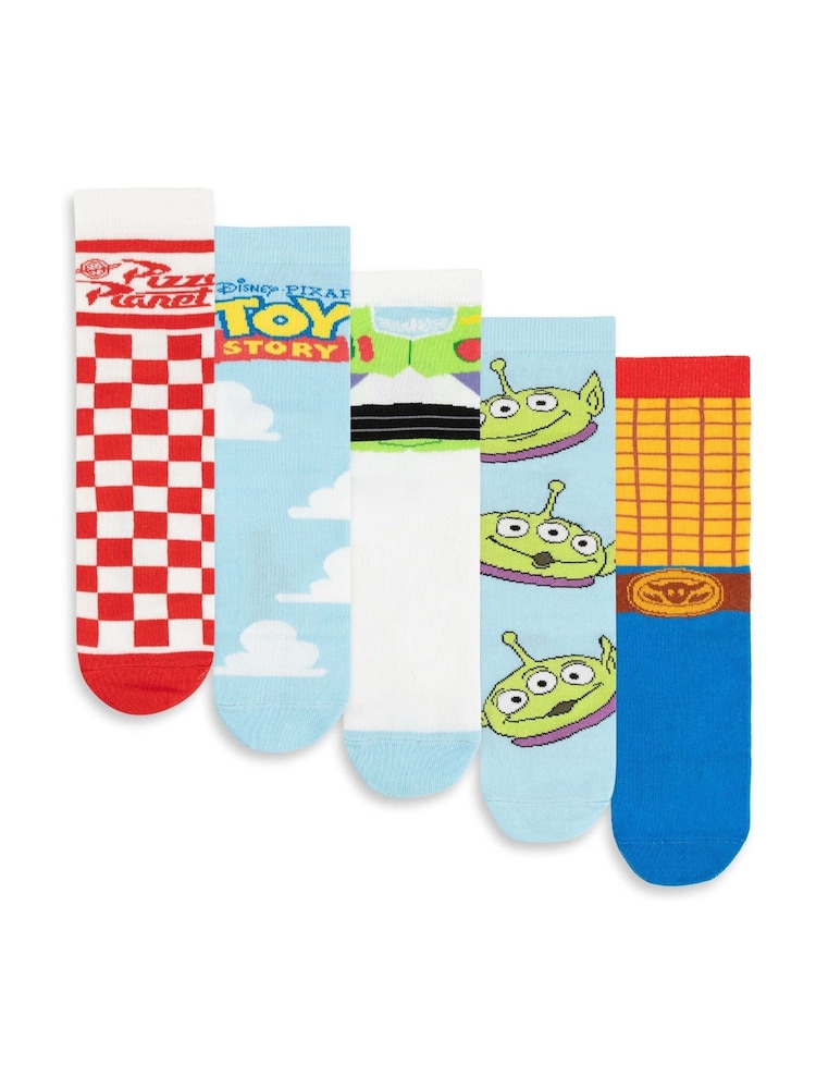Vanilla Underground Blue Calf Socks Set of 5 - Image 2 of 6 Vanilla Underground Blue Calf Socks Set of 5 - Image 2 of 6