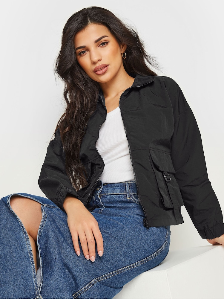 PixieGirl Petite Black Cargo Jacket - Image 1 of 5
