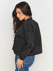 PixieGirl Petite Black Cargo Jacket - Image 3 of 5