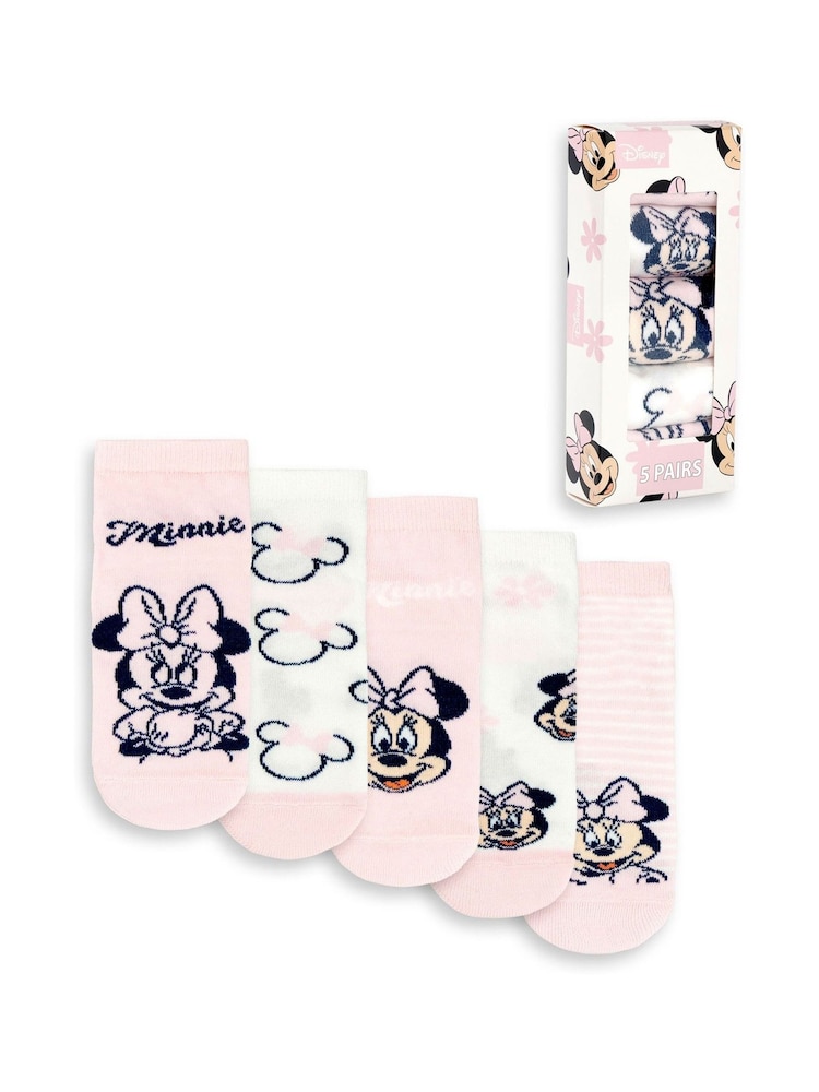Vanilla Underground Pink Calf Socks Set of 5 - Image 1 of 6 Vanilla Underground Pink Calf Socks Set of 5 - Image 1 of 6