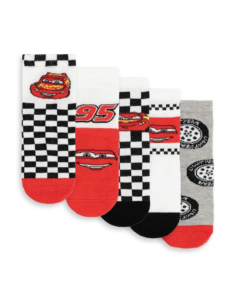 Vanilla Underground Ligthning McQueen Calf Socks Set of 5 - صورة 2 من 6 Vanilla Underground Ligthning McQueen Calf Socks Set of 5 - صورة 2 من 6