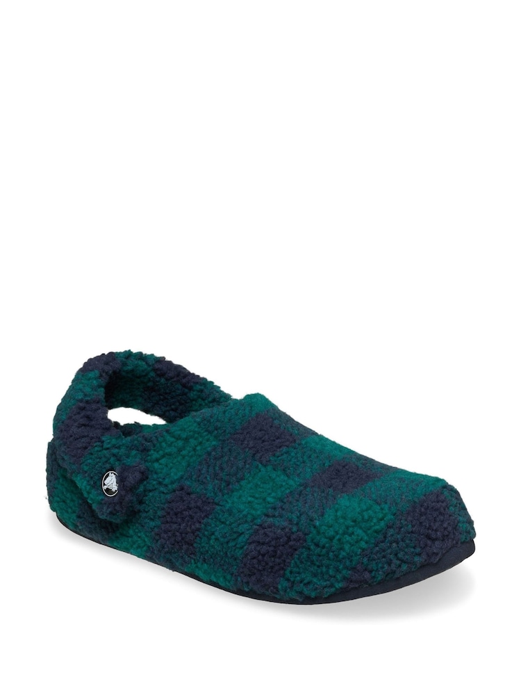 أخضر - Crocs Classic Cosy Slippers - صورة 2 من 4