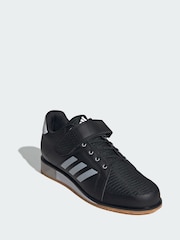 adidas Black Power Perfect 3 Weightlifting Shoes - Image 1 of 4